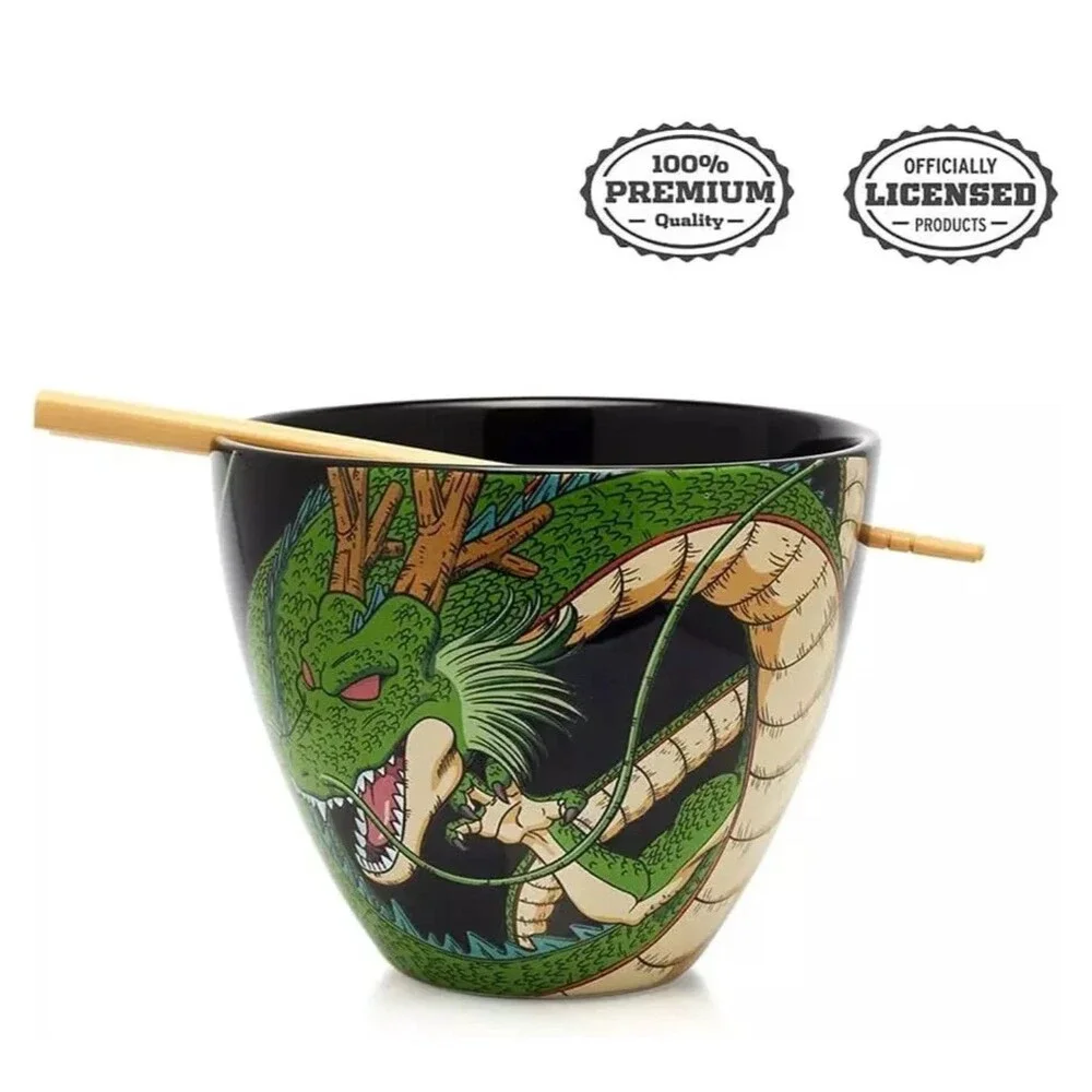 Funky Dragon Ball Z Super Shenron 16oz Ramen Bowl With Chopsticks New In Box